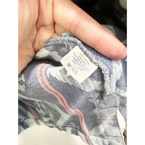 Faherty Womens Blanket Stripe Soft Flannel Navajo Sunbeam Baja Hoodie Small - Picture 4 of 5